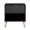 Manhattan Comfort DUMBO 1.0 Nightstand in Black NS001-BK - alternate 8